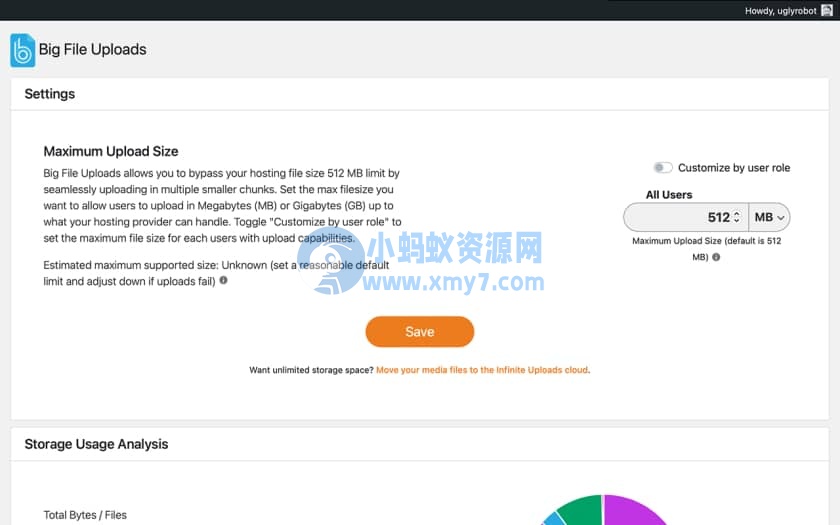 big file uploads 1 - 让 WordPress 突破限制上传超大文件 Big File Uploads